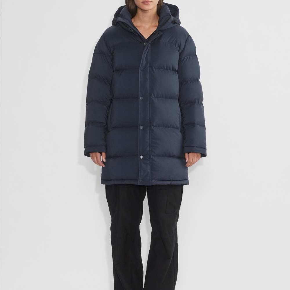 Aritzia Navy Blue Mid Admiral Super Puff Jacket- worn once